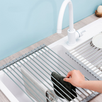 Suporte Compacto de Cozinha Enrolável para Secar Utensílios e Tábuas | Fioriscas