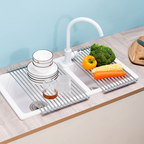 Suporte Compacto de Cozinha Enrolável para Secar Utensílios e Tábuas | Fioriscas