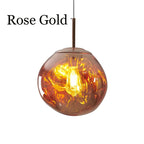 Závěsné svítidlo Lava-Glow s LED, v retro stylu