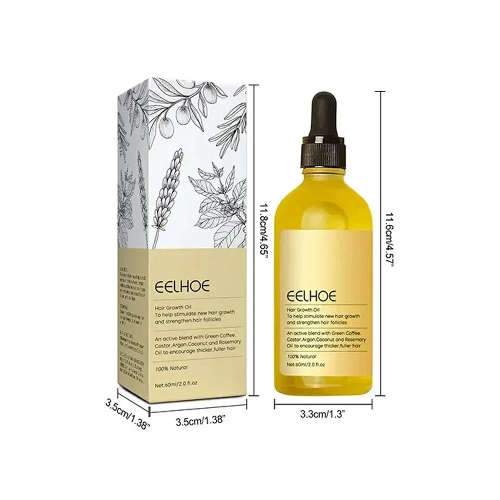 Spray d’huile capillaire au romarin, avec un mélange d’huiles de ricin, de sésame et de coco