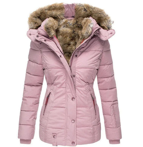 GlacierGuard Women's Fleece-Lined Waterproof Winter Jacket