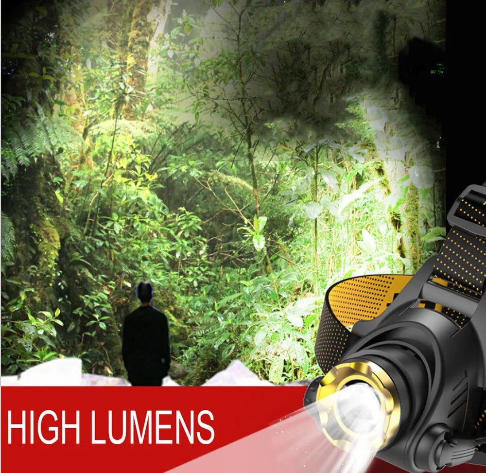 Dobíjecí LED čelovka ApexVolt Pro pro outdoorová dobrodružství