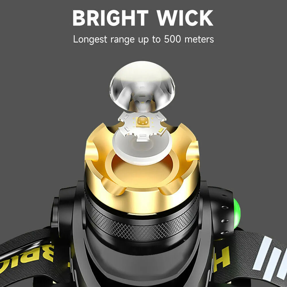 Dobíjecí LED čelovka ApexVolt Pro pro outdoorová dobrodružství
