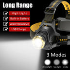 Dobíjecí LED čelovka ApexVolt Pro pro outdoorová dobrodružství