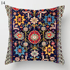 Ethnic Boho Mandala Print Linen Throw Pillow Case Sofa Cushion Cover Home Decor#