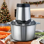 2L Food Chopper with 300W Motor & 4D Stainless Steel Blades for Fast, Even Results - Fioriscas