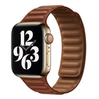 Apple Watch Leather Link Band, Kerrin Magnetic Closure Strap