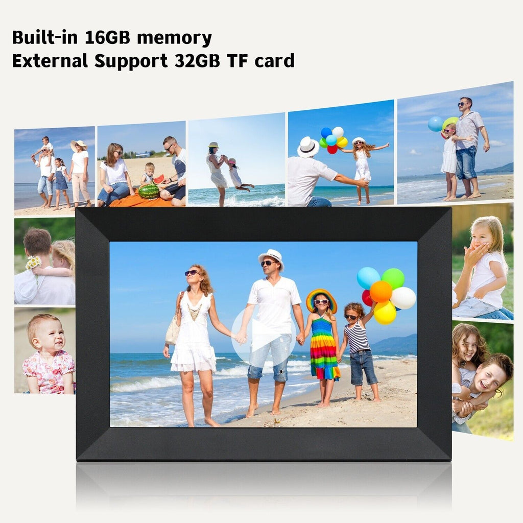 10.1-Inch WiFi Photo Frame With 1080p Touch Display For Families | Fioriscas