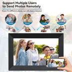 10.1-Inch WiFi Photo Frame With 1080p Touch Display For Families | Fioriscas
