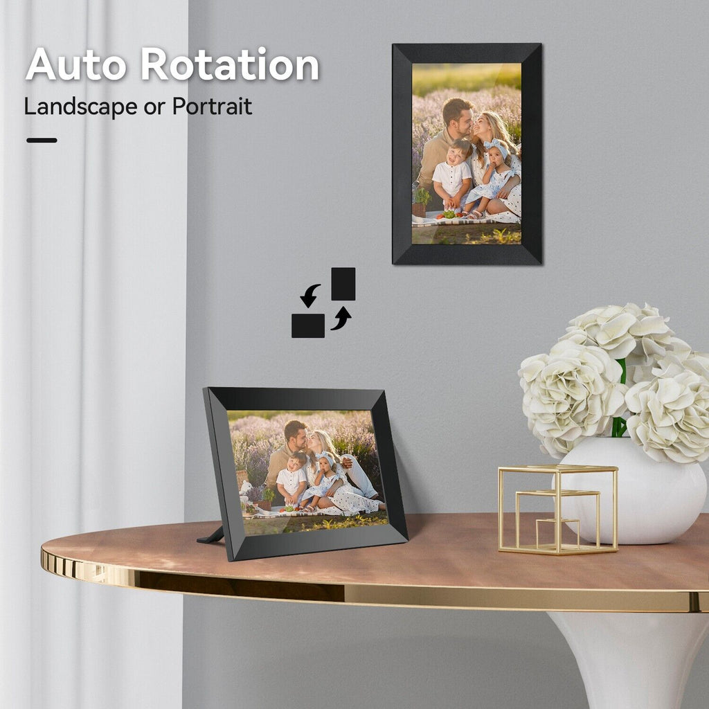 10.1-Inch WiFi Photo Frame With 1080p Touch Display For Families | Fioriscas