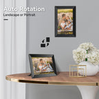 10.1-Inch WiFi Photo Frame With 1080p Touch Display For Families | Fioriscas