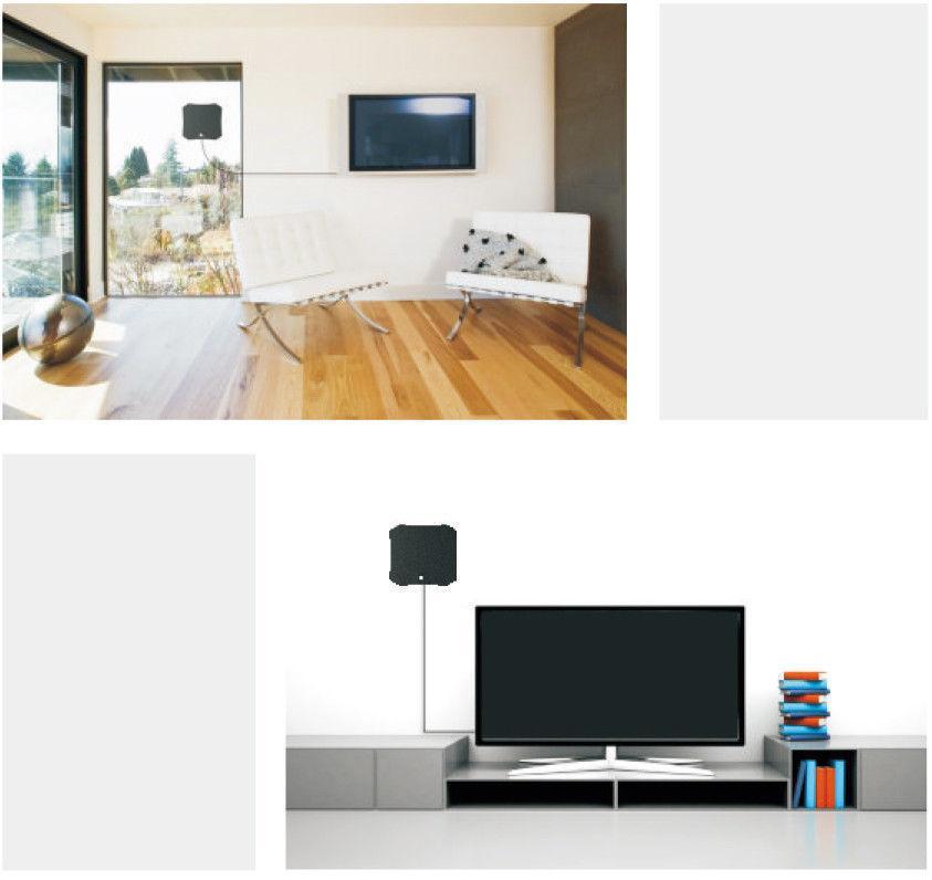 אנטנת HDTV פנימית NovaLeaf Pro, קליטה בעוצמה גבוהה ומוכנה ל־4K