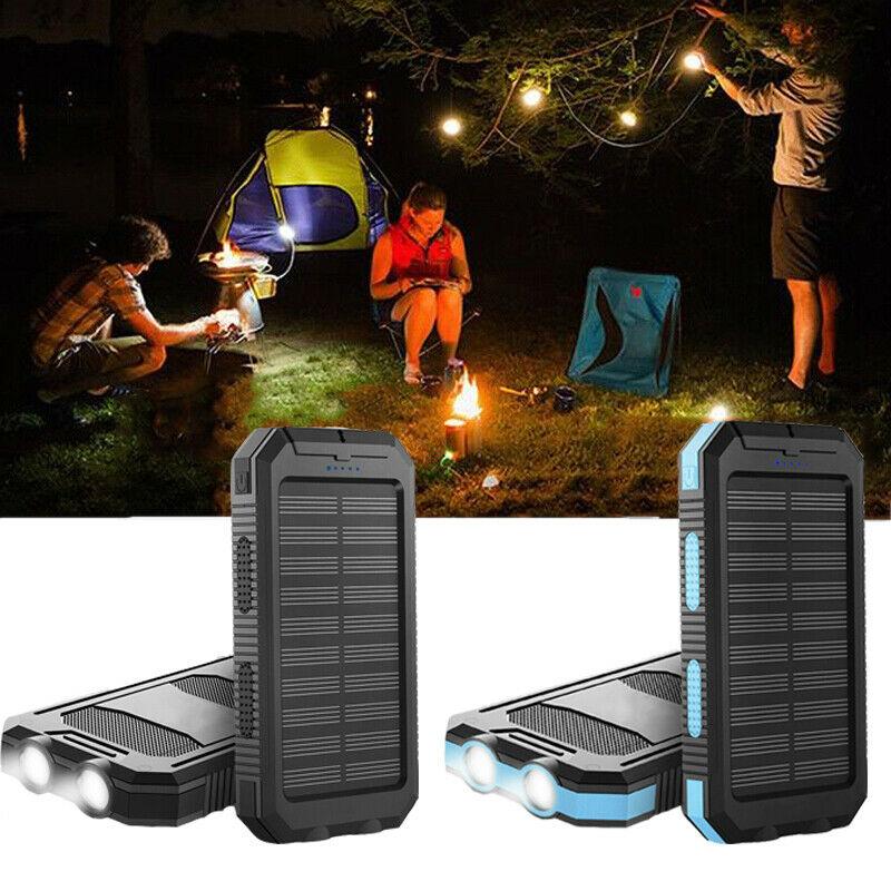 SolaraGuard 50000mAh solární powerbanka s duálním nabíjením přes USB