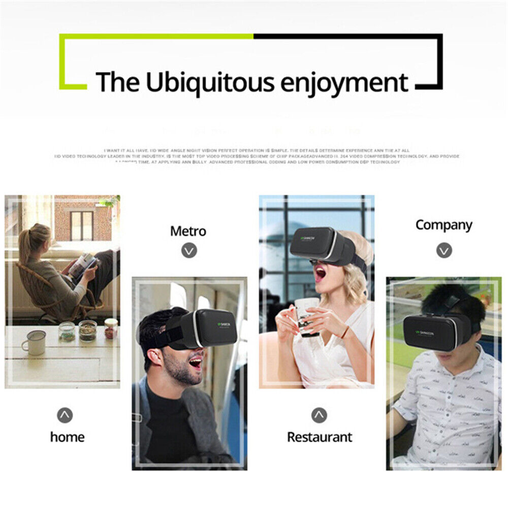 VR-glasögon för smartphone med 360-gradersvy och Bluetooth-fjärrkontroll för gamers | Fioriscas