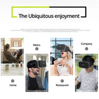VR-glasögon för smartphone med 360-gradersvy och Bluetooth-fjärrkontroll för gamers | Fioriscas