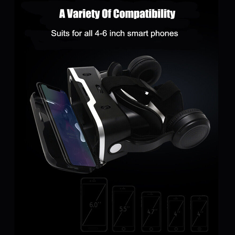 VR-glasögon för smartphone med 360-gradersvy och Bluetooth-fjärrkontroll för gamers | Fioriscas