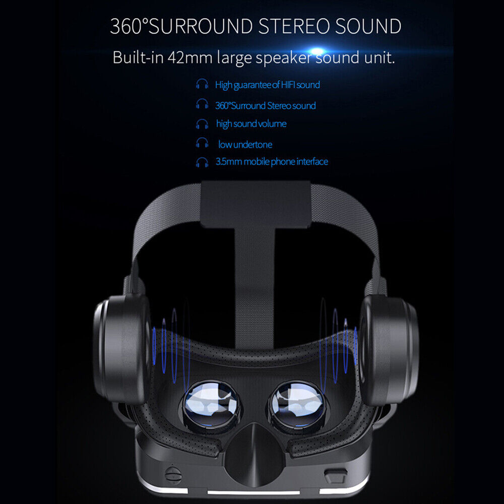 VR-glasögon för smartphone med 360-gradersvy och Bluetooth-fjärrkontroll för gamers | Fioriscas