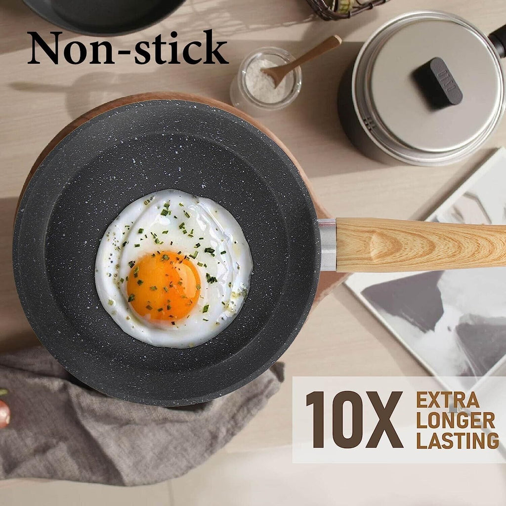 12-Piece Granite Nonstick Cookware Set for Everyday Cooking