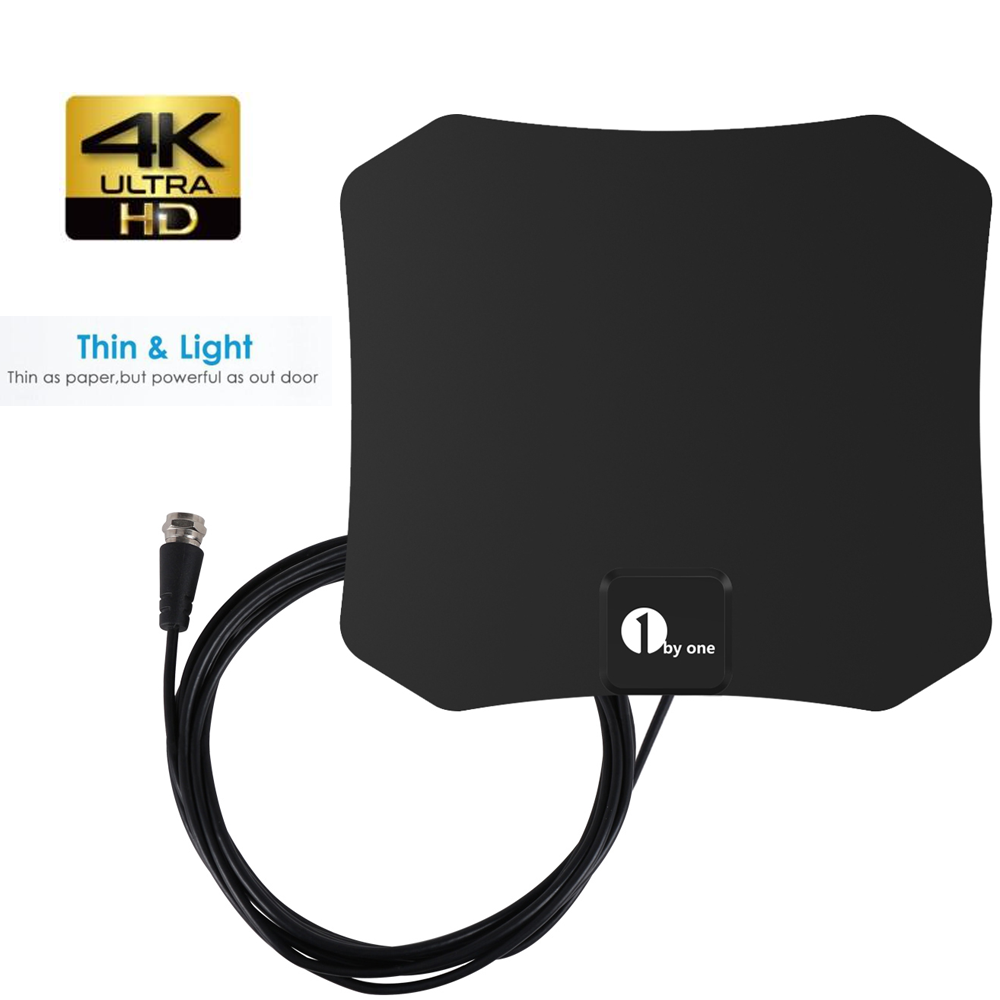 אנטנת HDTV פנימית NovaLeaf Pro, קליטה בעוצמה גבוהה ומוכנה ל־4K