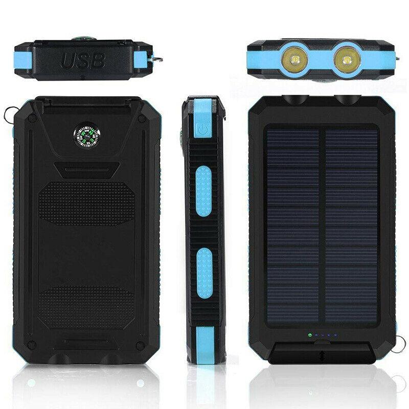 SolaraGuard 50000mAh solární powerbanka s duálním nabíjením přes USB