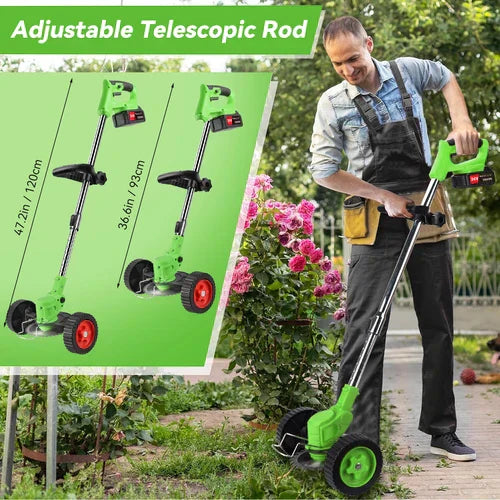 Tagliabordi a batteria, attrezzo VerdaPro da 24 V per bordare il prato, 18.000 giri/min▋