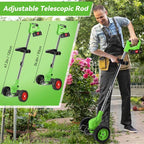 Tagliabordi a batteria, attrezzo VerdaPro da 24 V per bordare il prato, 18.000 giri/min▋