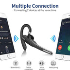AeroPeak Summit kabelloses Bluetooth-Headset mit Geräuschunterdrückung durch zwei Mikrofone