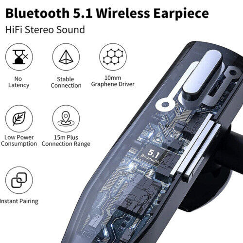 AeroPeak Summit kabelloses Bluetooth-Headset mit Geräuschunterdrückung durch zwei Mikrofone