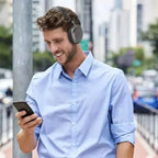 Casque audio sans fil circum-auriculaire Quellix, son HiFi avec réduction active du bruit