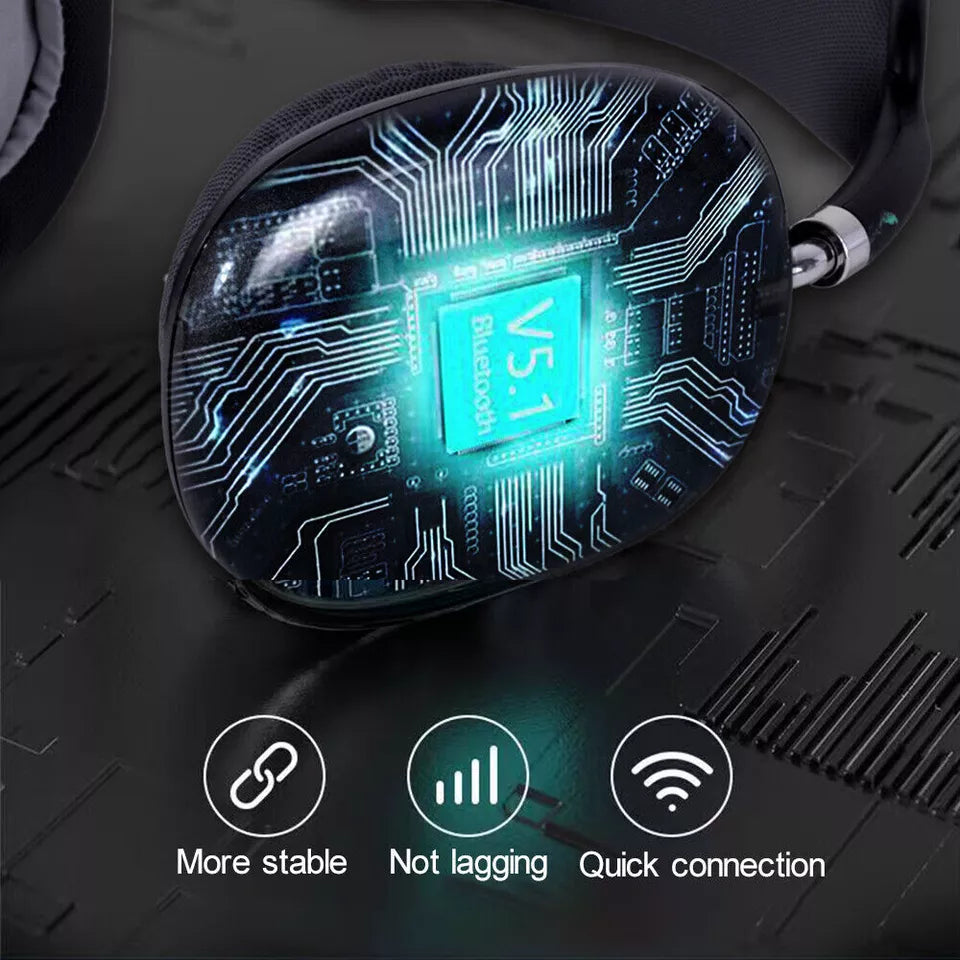 Casque audio sans fil circum-auriculaire Quellix, son HiFi avec réduction active du bruit