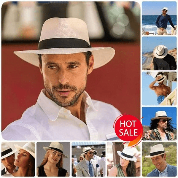 Sombrero Panamá TierraLuz hecho a mano en Ecuador para el estilo de verano | Fioriscas