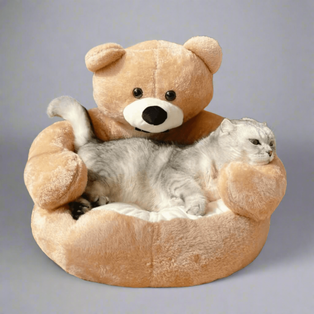 Lit douillet pour chat, sécurisant et confortable - Fioriscas