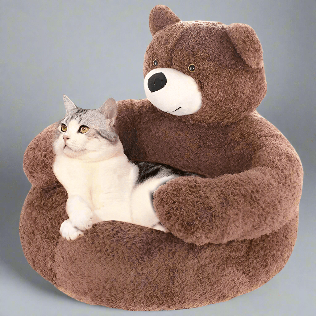 Lit douillet pour chat, sécurisant et confortable - Fioriscas