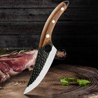 Hand-Forged Boning Knife for Chefs, 6-Inch Serbian Carbon Steel