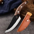 Hand-Forged Boning Knife for Chefs, 6-Inch Serbian Carbon Steel