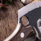 Hand-Forged Boning Knife for Chefs, 6-Inch Serbian Carbon Steel