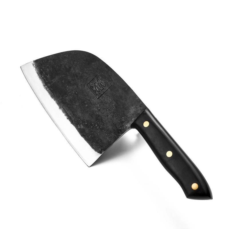 VantaForge Carbon Steel Chef Knife, Hand-Forged HRC60 Blade