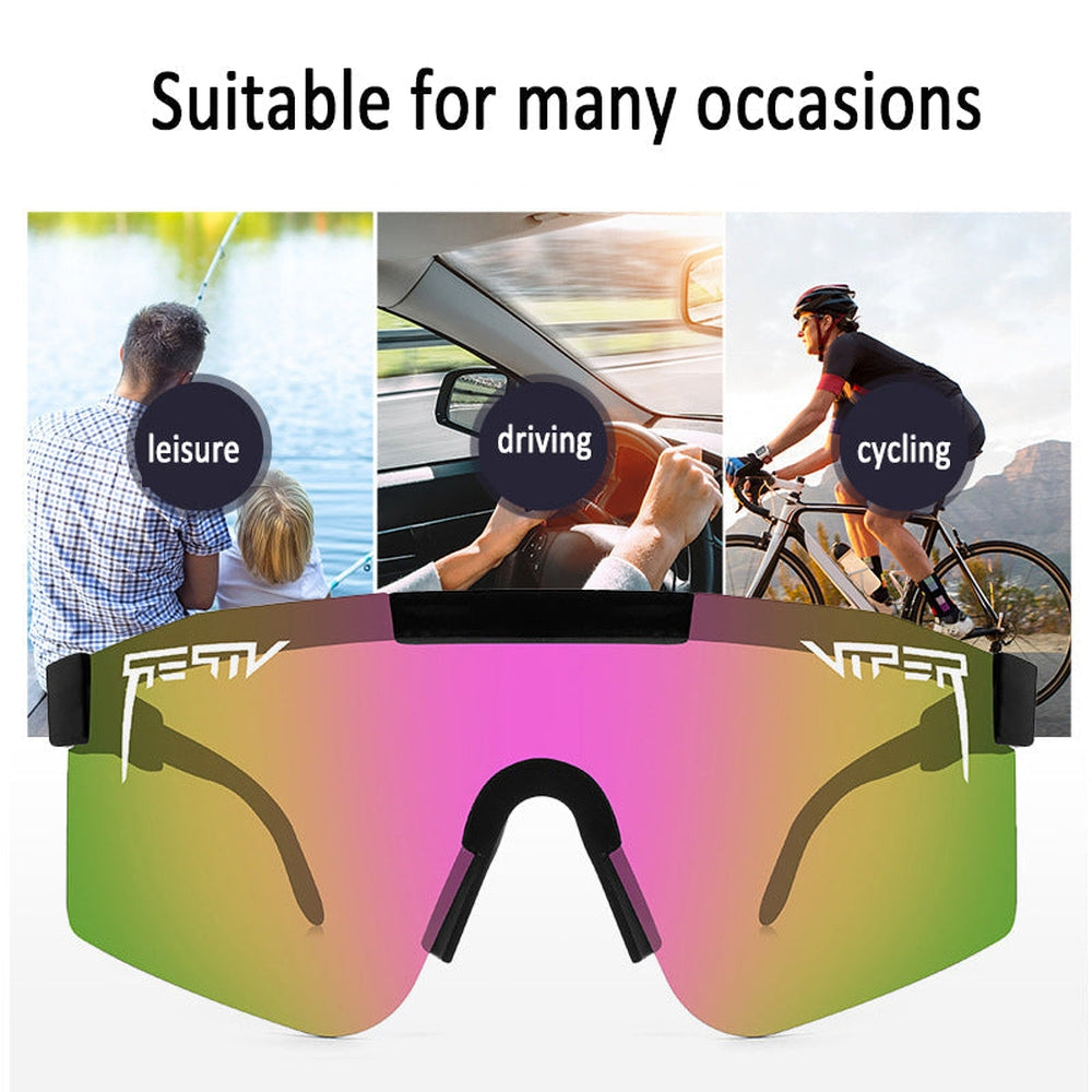 Polarized Viper Sport Sunglasses With UV400 Rimless Lens