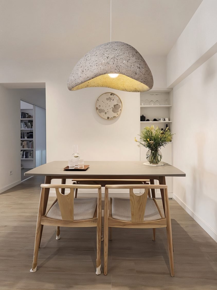 Cloudveil Sand Pendant Light Inspired By Wabi Sabi Minimalism