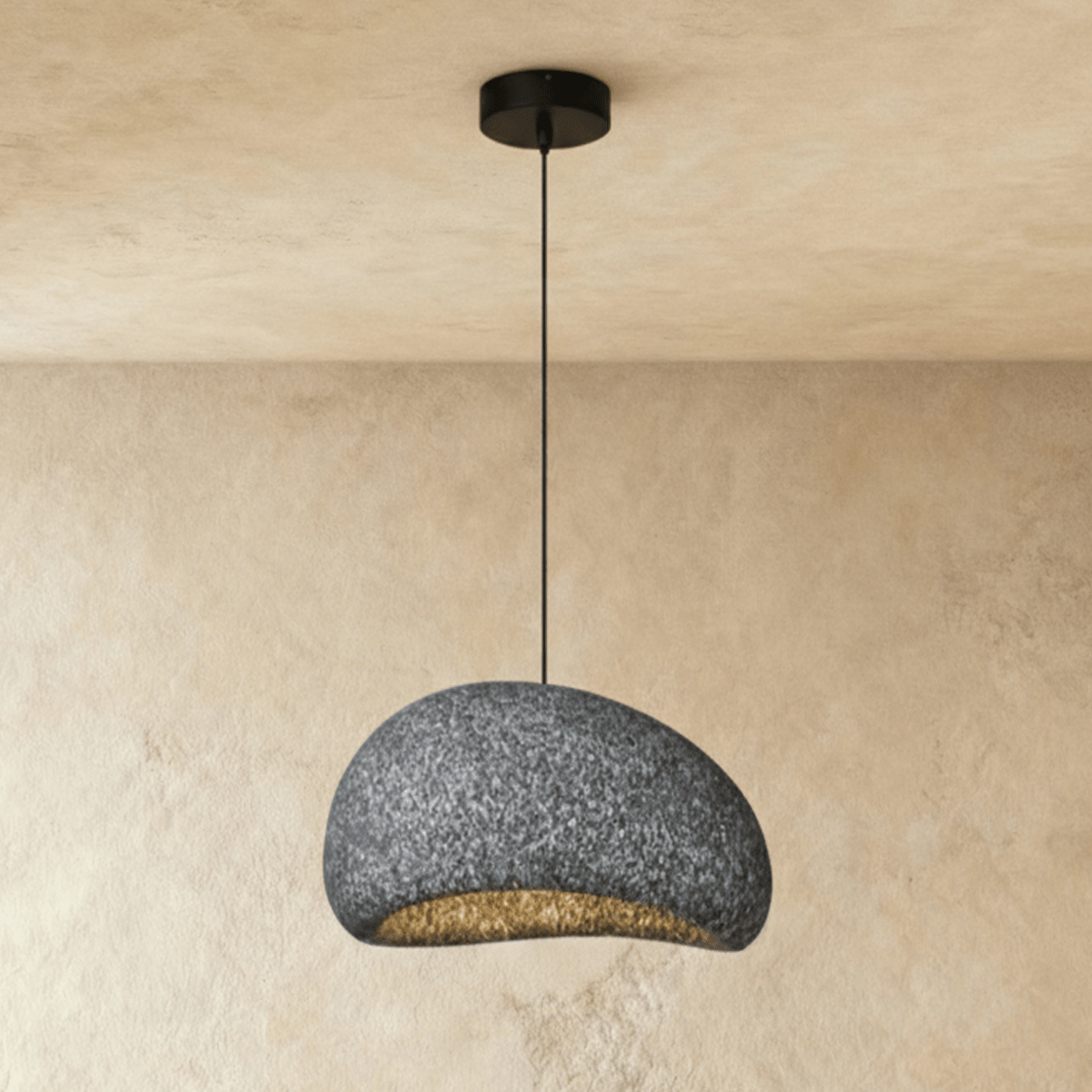 Cloudveil Sand Pendant Light Inspired By Wabi Sabi Minimalism