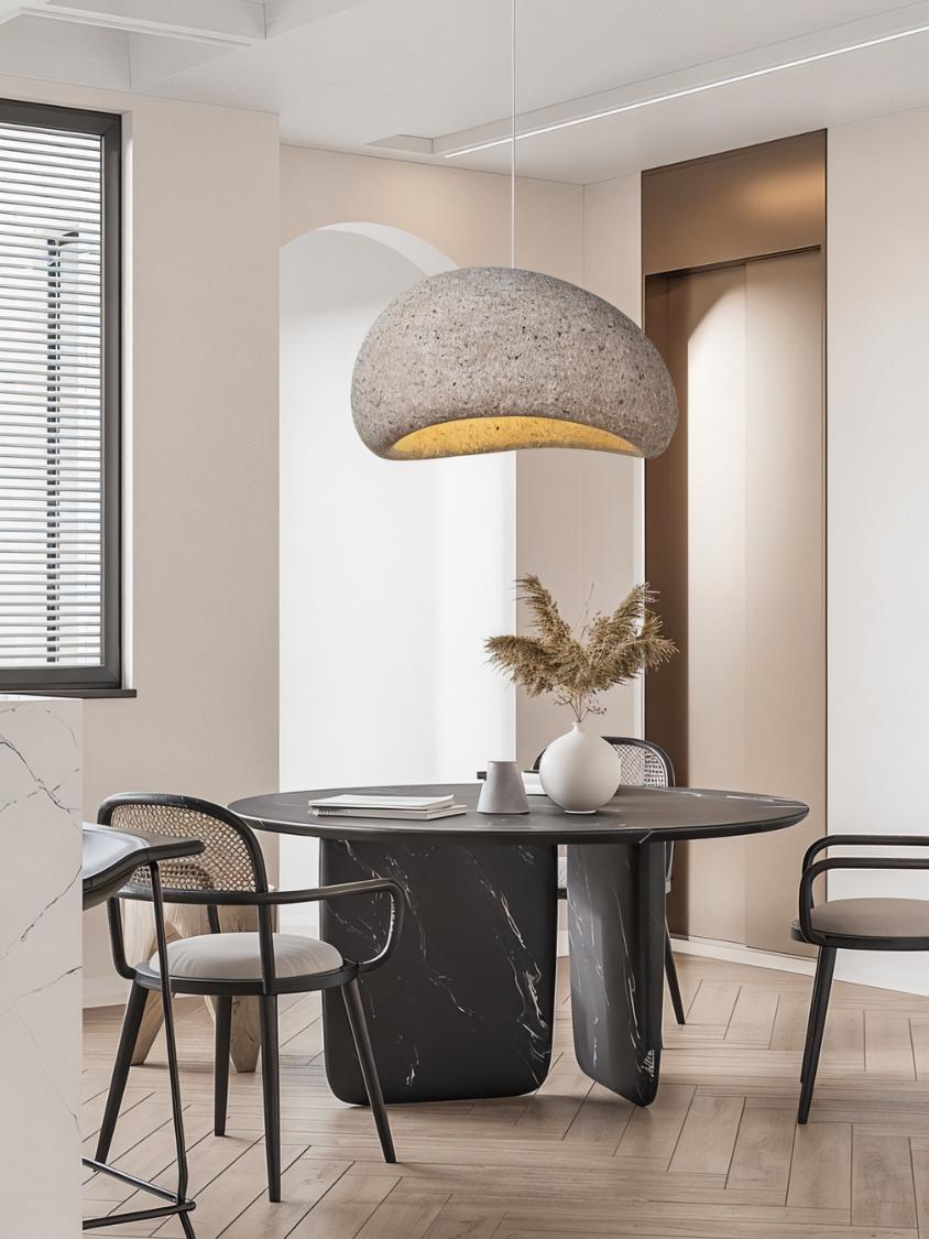 Cloudveil Sand Pendant Light Inspired By Wabi Sabi Minimalism