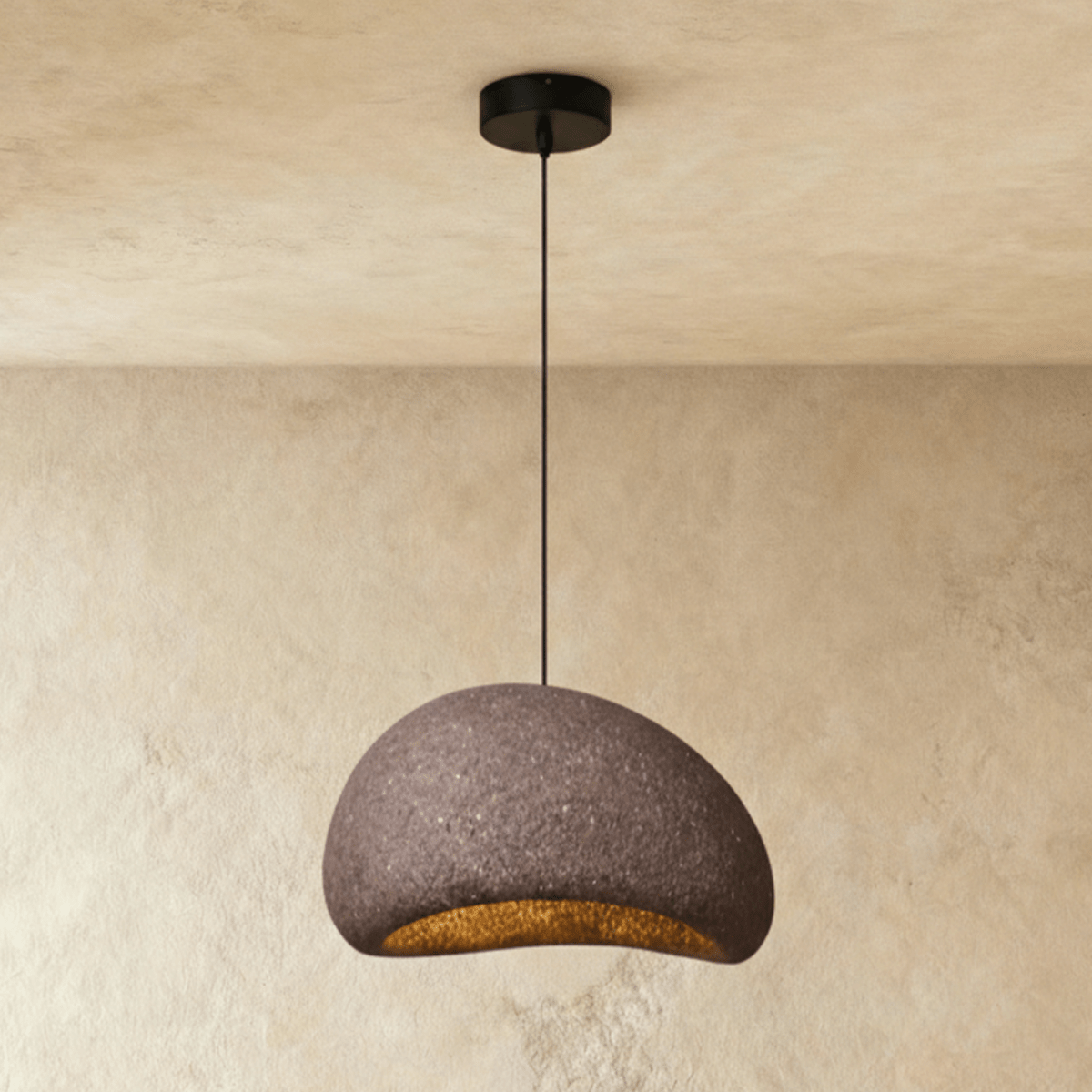 Cloudveil Sand Pendant Light Inspired By Wabi Sabi Minimalism