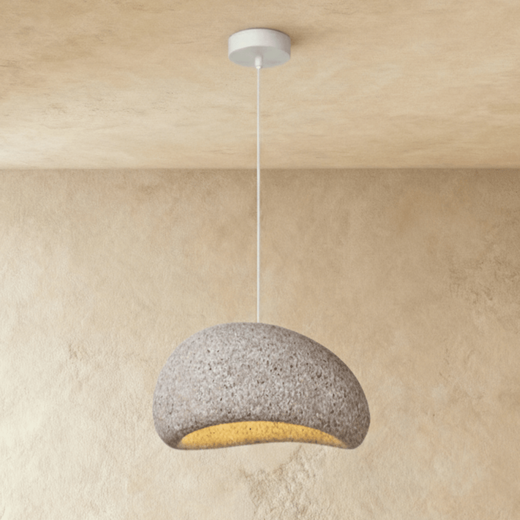 Cloudveil Sand Pendant Light Inspired By Wabi Sabi Minimalism