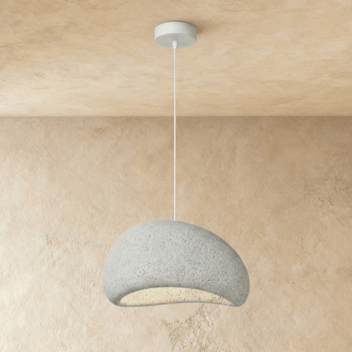 Cloudveil Sand Pendant Light Inspired By Wabi Sabi Minimalism