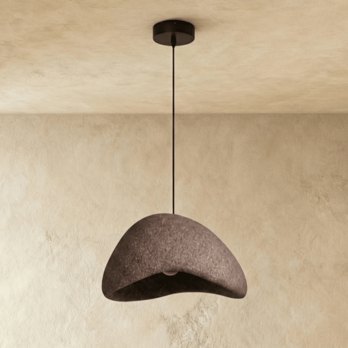 Cloudveil Sand Pendant Light Inspired By Wabi Sabi Minimalism