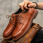 Heritage Leather Brogues For Men, Brown Or Black, EU 35-47