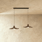 LumaWabi nordisk Wabi Sabi pendellampa för moderna interiörer med polerad finish