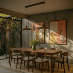 LumaWabi nordisk Wabi Sabi pendellampa för moderna interiörer med polerad finish