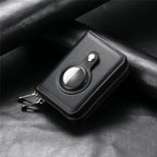 Intelligent AirTag-Zip RFID Leather Wallet