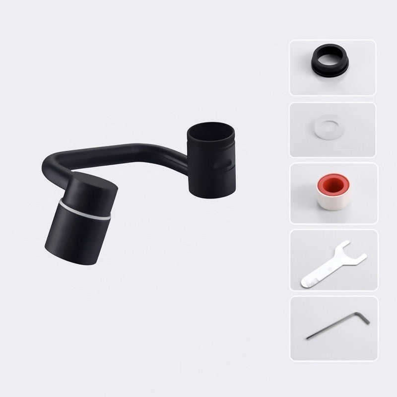 Rotatable Faucet Aerator Extension